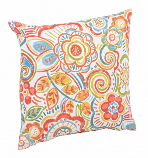 Perna decorativa cu husa detasabila, Hippy Multicolor, L43xl43 cm