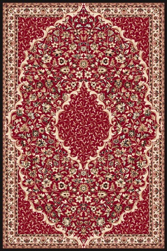 Covor Persea Dark Red, Wilton
