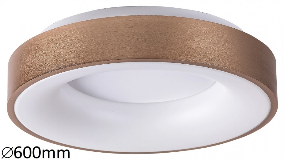 Plafoniera Carmella Round Large 5053 Auriu / Alb