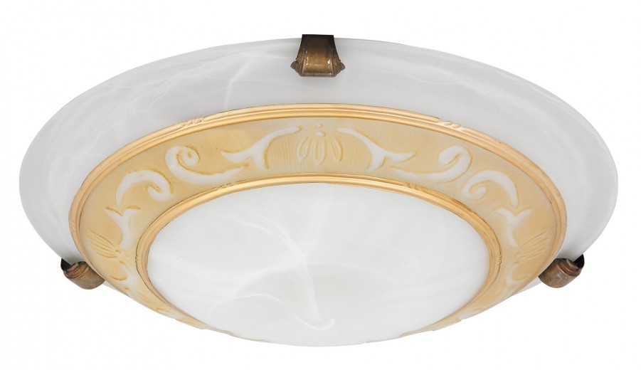 Plafoniera Laretta Small 3713 Auriu / Alb