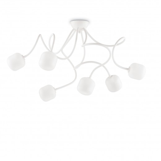 Plafoniera Octopus PL6 White