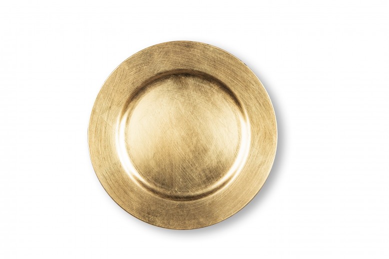 Platou pentru servire, din polipropilena, Ø33 cm, Round Gold