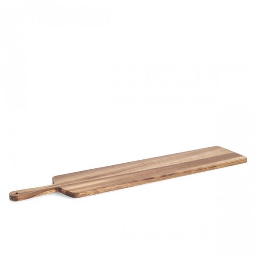 Platou servire, din lemn de salcam, Oriental Large Natural, L75xl15,5xH1,5 cm