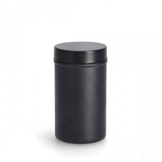 Recipient pentru depozitare, din metal, Storage Medium Negru, 900 ml, Ø10xH17,8 cm