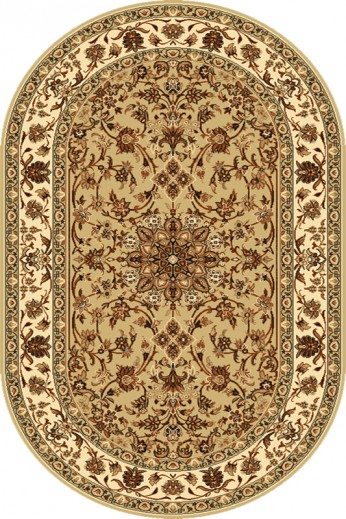Covor Samir Beige Oval, Wilton
