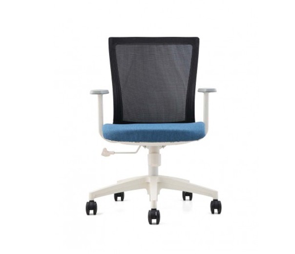 Scaun de birou ergonomic, tapitat cu stofa Novo S170 Blue, l62xA45xH89-97 cm