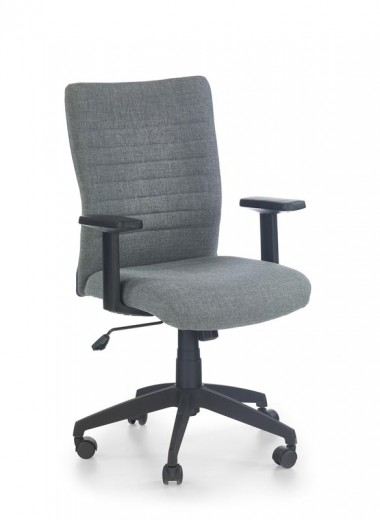 Scaun de birou ergonomic, tapitat cu stofa Liman Grey, l60xA64xH94-111 cm