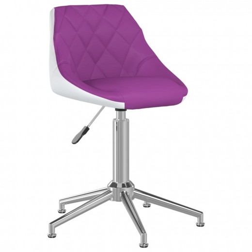 Scaun de birou tapitat cu piele ecologica, Rudy Duo, l46xA44xH67-82,5 cm