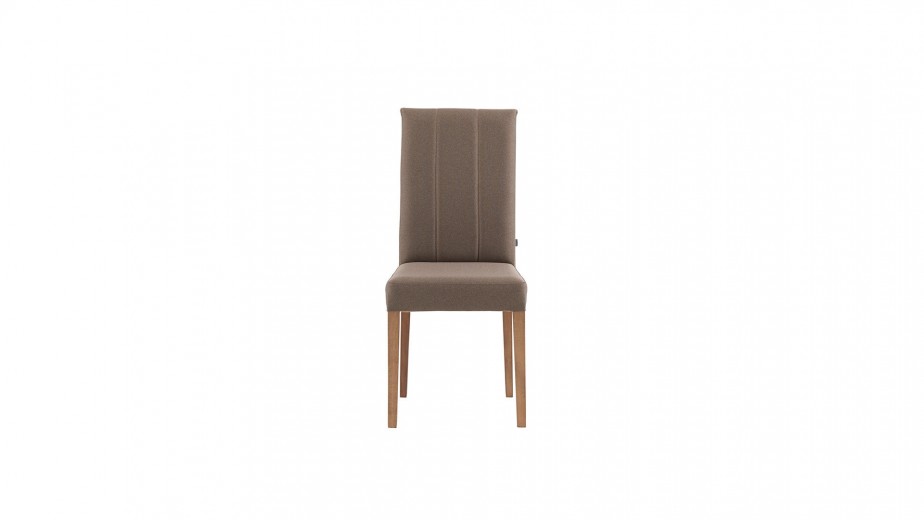 Scaun tapitat cu stofa, Clara Grej, l42xA45xH96 cm