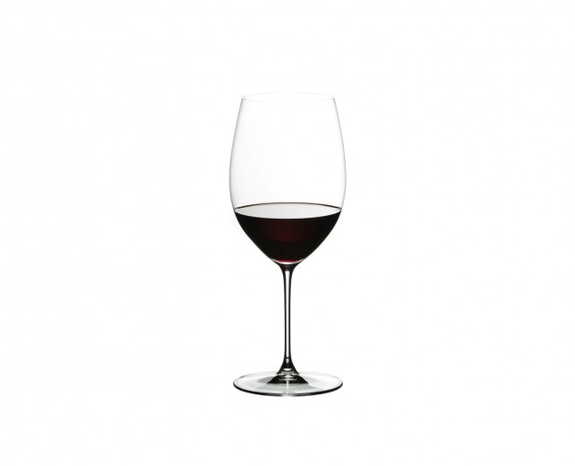 Set 2 pahare pentru vin, din cristal Veritas Cabernet / Merlot Clear, 625 ml, Riedel