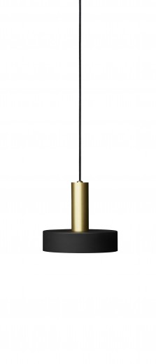 Lustra SL01, Ø25 cm, H22,5 cm, Black / Brass