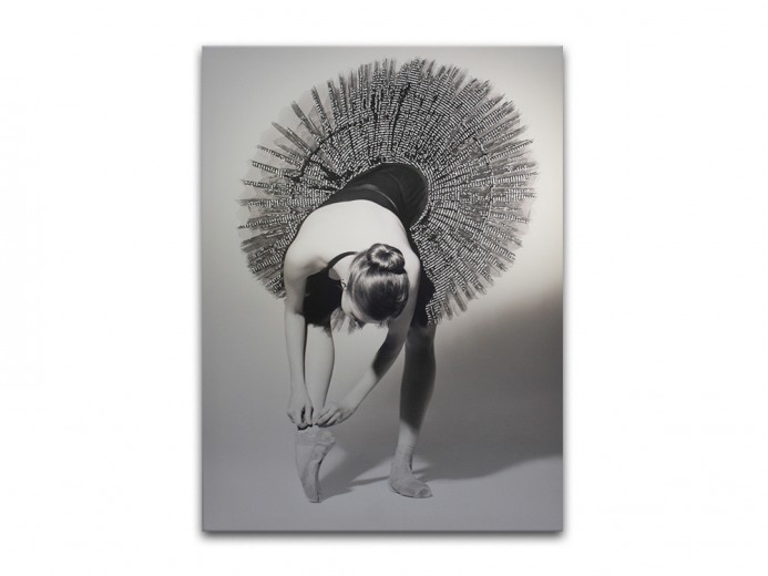 Tablou Canvas Glam Balerina, 60x80 cm