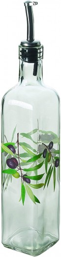 Sticla pentru ulei, 236 ml, L5xl5xH27 cm, Oliva Transparent