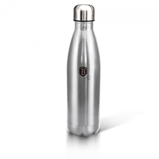 Sticla termos din otel inoxidabil 500 ml, Black Silver