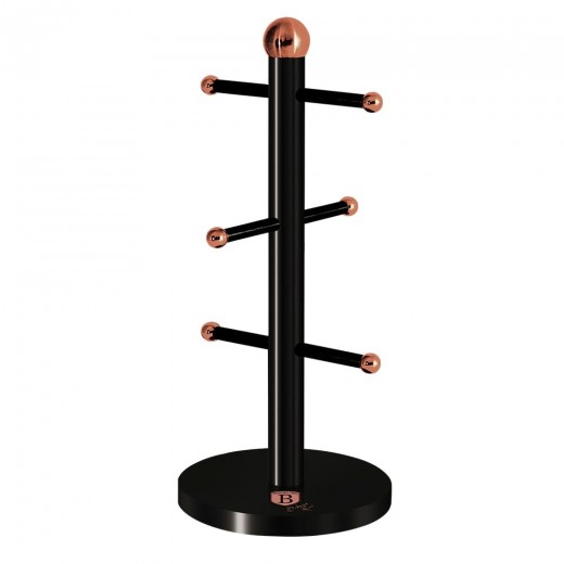 Suport din otel pentru cani, Ø15xH34 cm, Black Rose