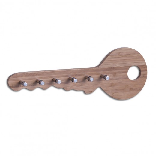 Suport pentru chei Keys, Natural Bamboo, l35xA4xH12,5 cm