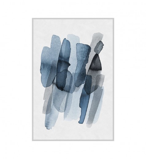 Tablou Canvas Arles Abstract Albastru, 82 x 122 cm