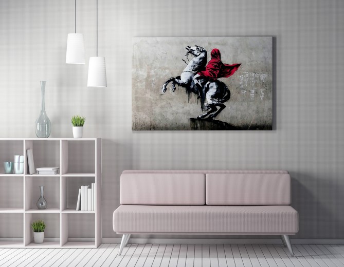Tablou Canvas Horse WY02 Multicolor, 70 x 50 cm