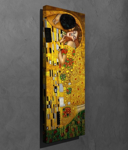 Tablou Canvas Picsie Kiss PC141 Multicolor, 30 x 80 cm