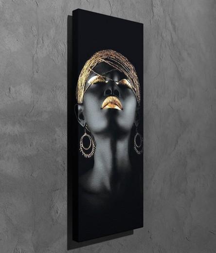 Tablou Canvas Picsie Lips PC265 Multicolor, 30 x 80 cm