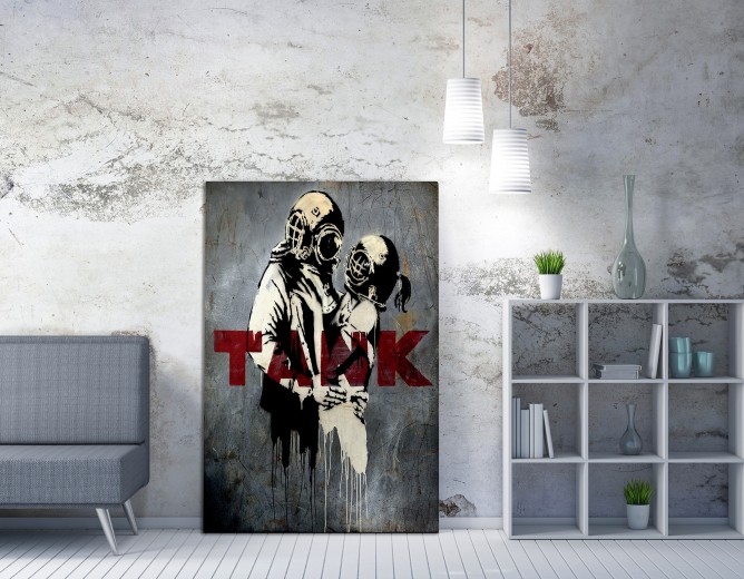 Tablou Canvas Tank WY11 Multicolor, 70 x 100 cm