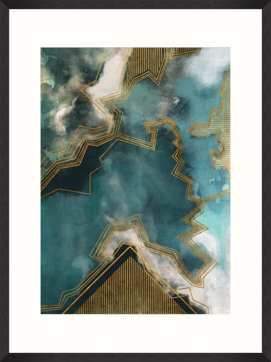 Tablou Framed Art Gold Thunders II