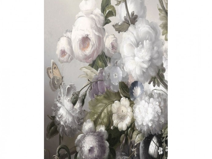 Tablou Sticla Flower Bouquet II, 80 x 120 cm
