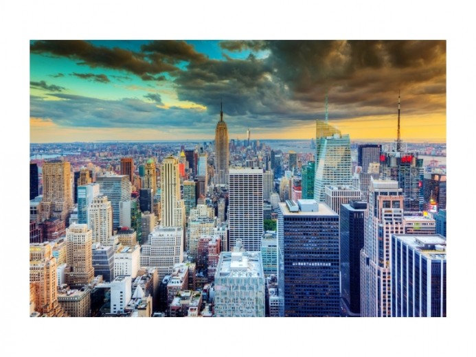 Tablou Sticla Midtown Manhattan, 120 x 80 cm