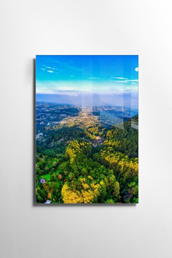 Tablou Sticla View 1171 Multicolor, 30 x 45 cm