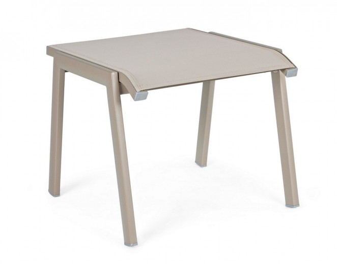 Taburet pentru gradina / terasa din metal Victor Grej, l53xA51xH44 cm