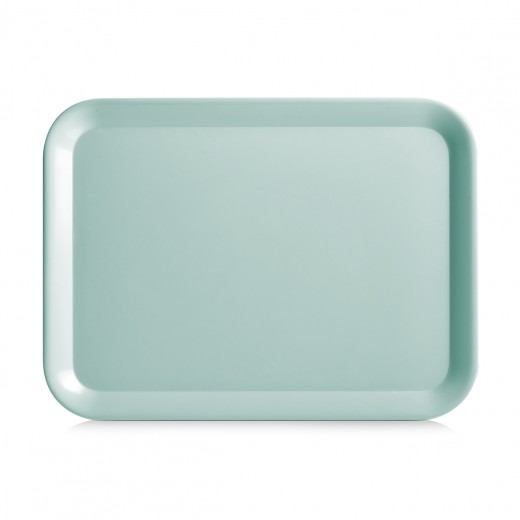 Tava pentru servire Aqua, Melamina, l43,5xA32,5 cm-Verde Mint