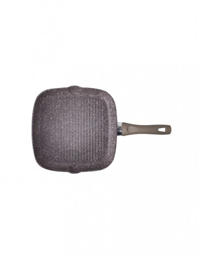 Tigaie grill cu invelis antiaderent, Granitium, 27 cm