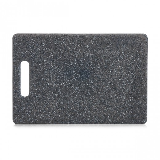 Tocator cu maner, din plastic, Granite Medium Antracit, L30xl20xH0,8 cm