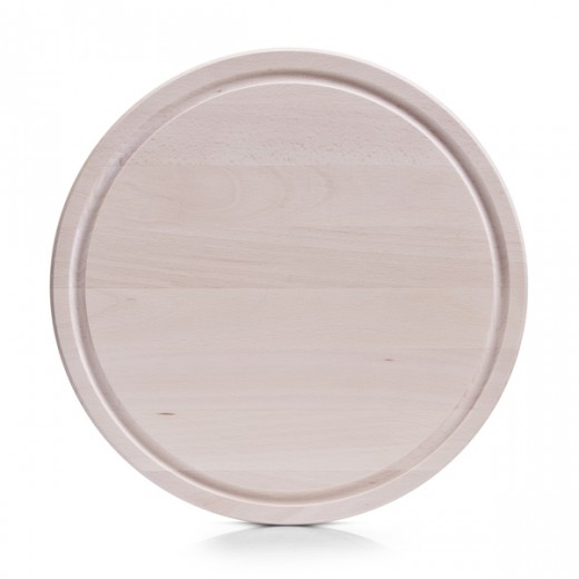 Tocator din lemn de fag, Snack Round Medium Natural, Ø31xH1,5 cm