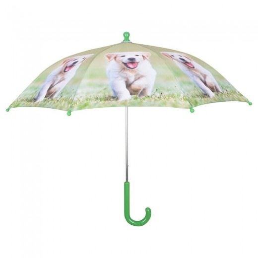 Umbrela pentru copii Labrador Verde, Ø71xH58 cm