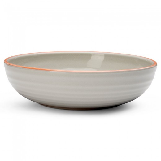 Vas ceramic rotund Cool Grey, 22 cm, Jamie Oliver