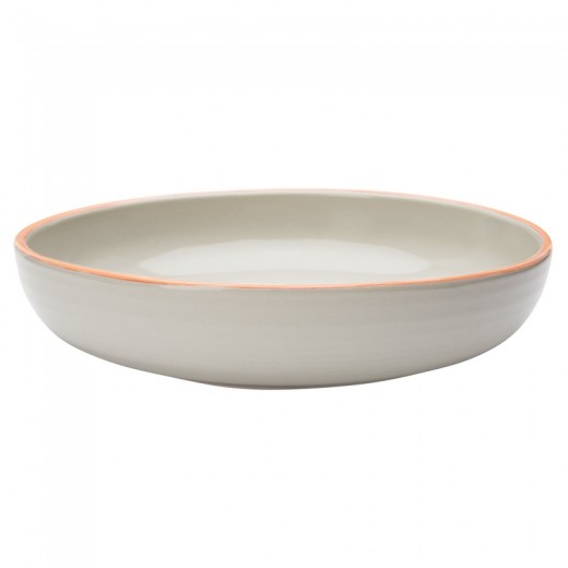 Vas ceramic rotund Cool Grey, 29 cm, Jamie Oliver