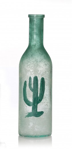 Vaza Arizona Kaktus, Sticla, Ø15xH52 cm
