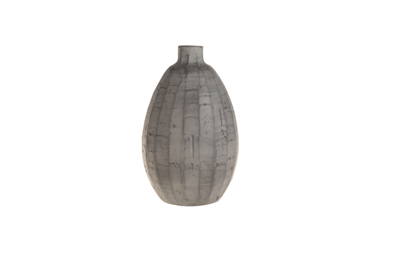 Vaza ceramica Atmosphere Dark Grey, H 30 cm
