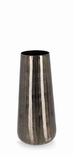 Vaza decorativa din aluminiu, Chisel Shaped S Antracit, Ø14xH34 cm