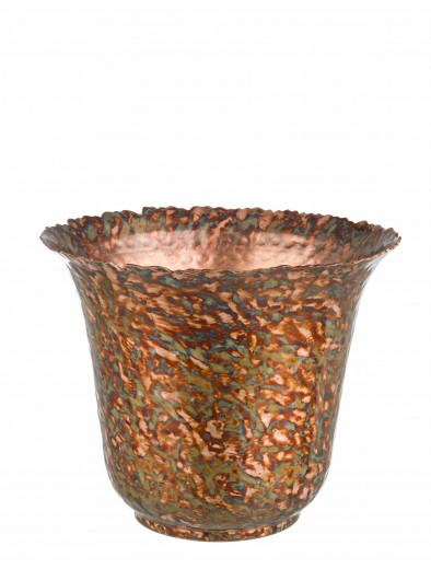 Vaza decorativa din aluminiu, Judd S Multicolor, Ø20,5xH12 cm