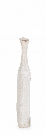 Vaza decorativa din polirasina, Sponge S Alb Antichizat, L16xl15xH86 cm