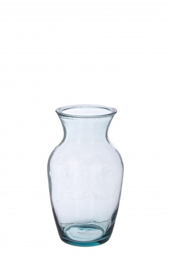 Vaza decorativa din sticla Classic Transparent, Ø14xH27 cm