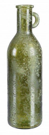 Vaza decorativa din sticla reciclata, Arleen Bottle, Ø14xH50 cm