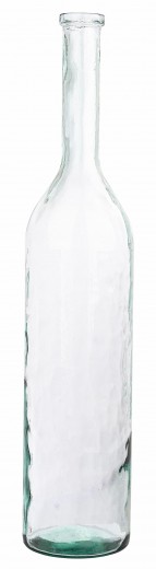 Vaza decorativa din sticla reciclata, Celebrate Bottle L Transparent, Ø23,5xH105 cm