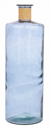 Vaza decorativa din sticla reciclata, Rotang B, Ø27,5xH79 cm