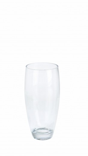 Vaza decorativa din sticla, Venice Basic Transparent, Ø12xH25 cm