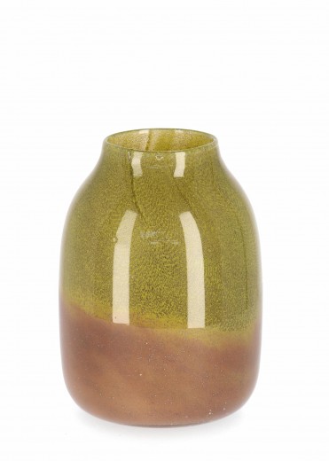 Vaza decorativa din sticla, Venus Multicolor, Ø16,1xH21,2 cm