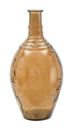Vaza din sticla reciclata Roto Maro, Ø28xH60 cm