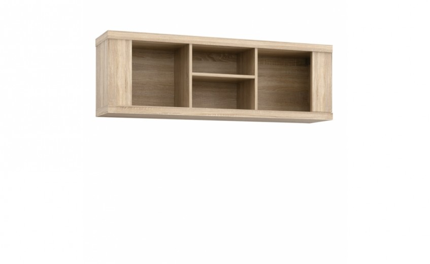 Etajera suspendata din pal Calpeda Sonoma Oak , L168xl28xh40 cm